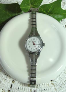 TIMEX silverston   elastin  band  bracelet watch (jUSA) 