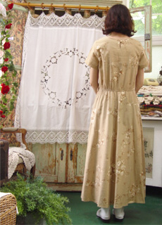 summer  festival  vintage long dress