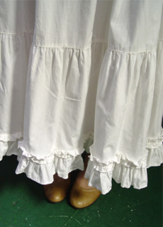 snow white sherbet  vintage skirt ( rufful )