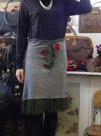             Flower fringe knit SK 