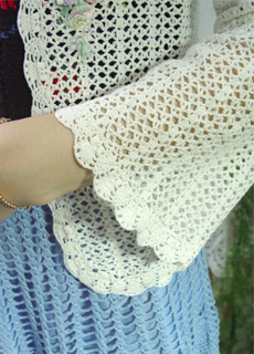summer night .... dreaming crochet white