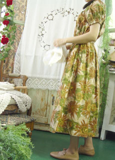 my jungle  vintage dress