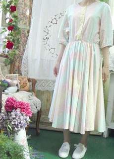 snow  sherbet  romantic vintage dress(USA)  