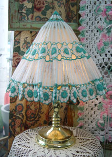  Handmade crochet  lamp cover
