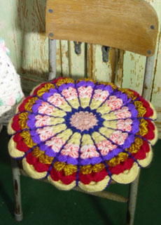 Handmade  knit  (wine)