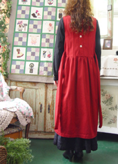 Anne&#039;s layering wine  jumper dress 