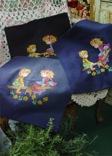Handmade  embroidery vintage cushion covers (3 EA)