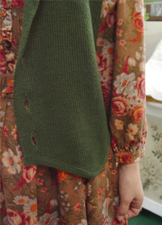 vintage  knit  vest