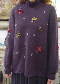 mohair &amp; silk  vintage pullover (Japan)