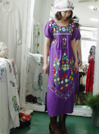 Mexican Violet dress 