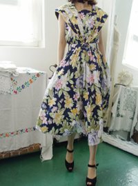 vintage flower dress