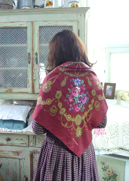 BALENCIAGA  silk  scarf &amp; shawl