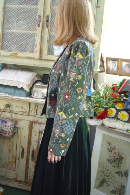 antique tapestry  highquality  jacket (europe )
