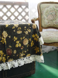 vintage tablecloth by FRANCE