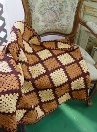 HandMade blanket  brown