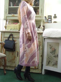 violet pink angora  Knit
