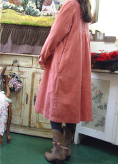 My pink  corduroy  dress