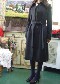 Cashmere classic  BLACK  coat
