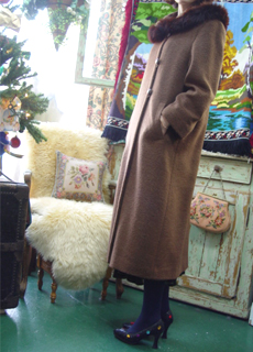 ...for love...and you ?... vintage  brown coat