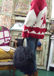 CANADA  Handmade  heavy  cowichan wool sweater