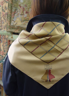 Burberrys silk scarf 