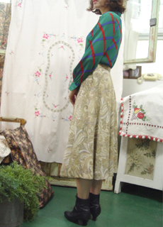 Burberrys paisley print skirt 