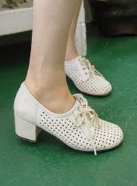  white mesh  wedding shoes 
